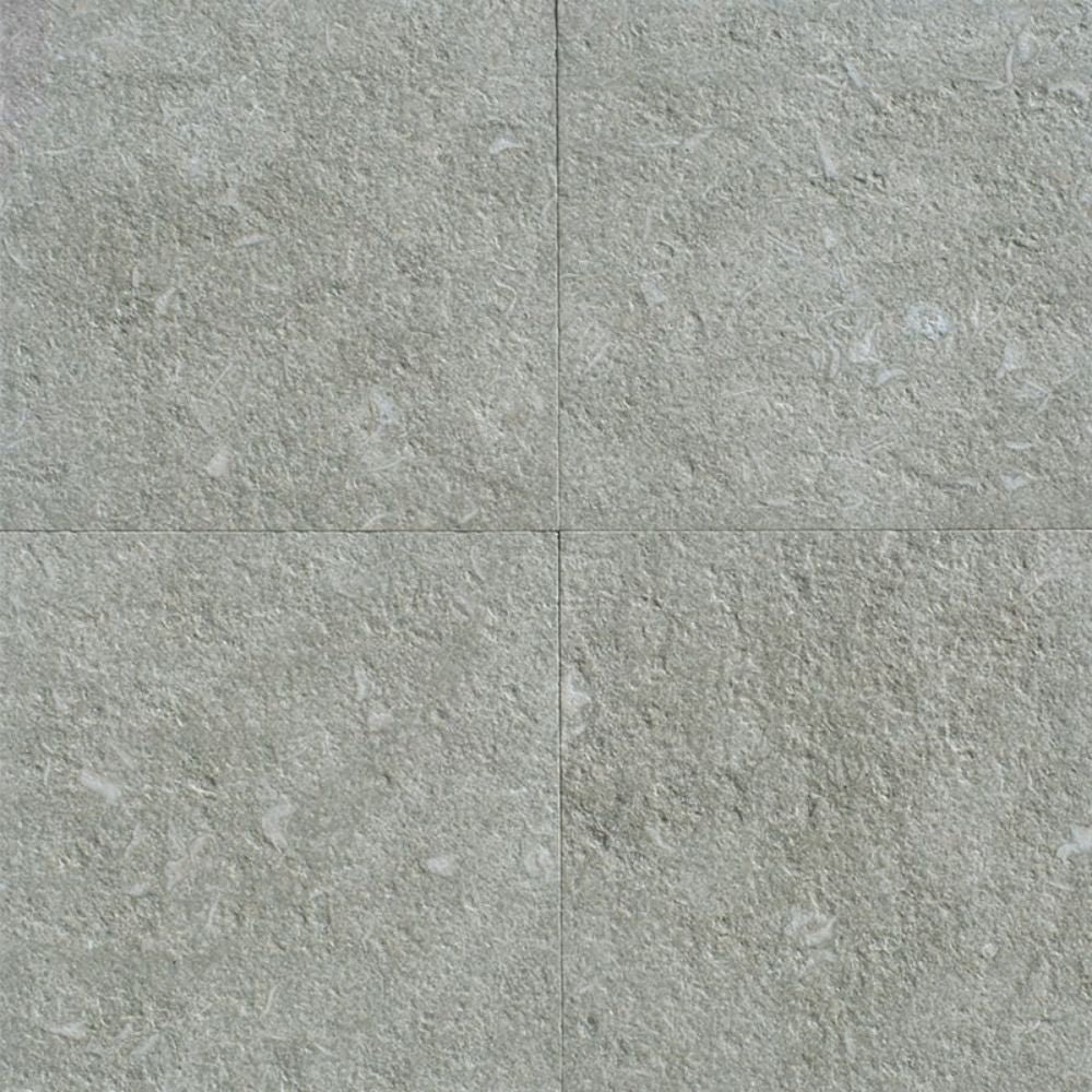 Seagrass Limestone 18x18 Flamed/ Brushed Tile