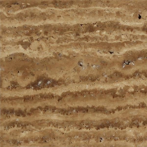 Noce Travertine 18 x 18 Unfilled Brushed Tile