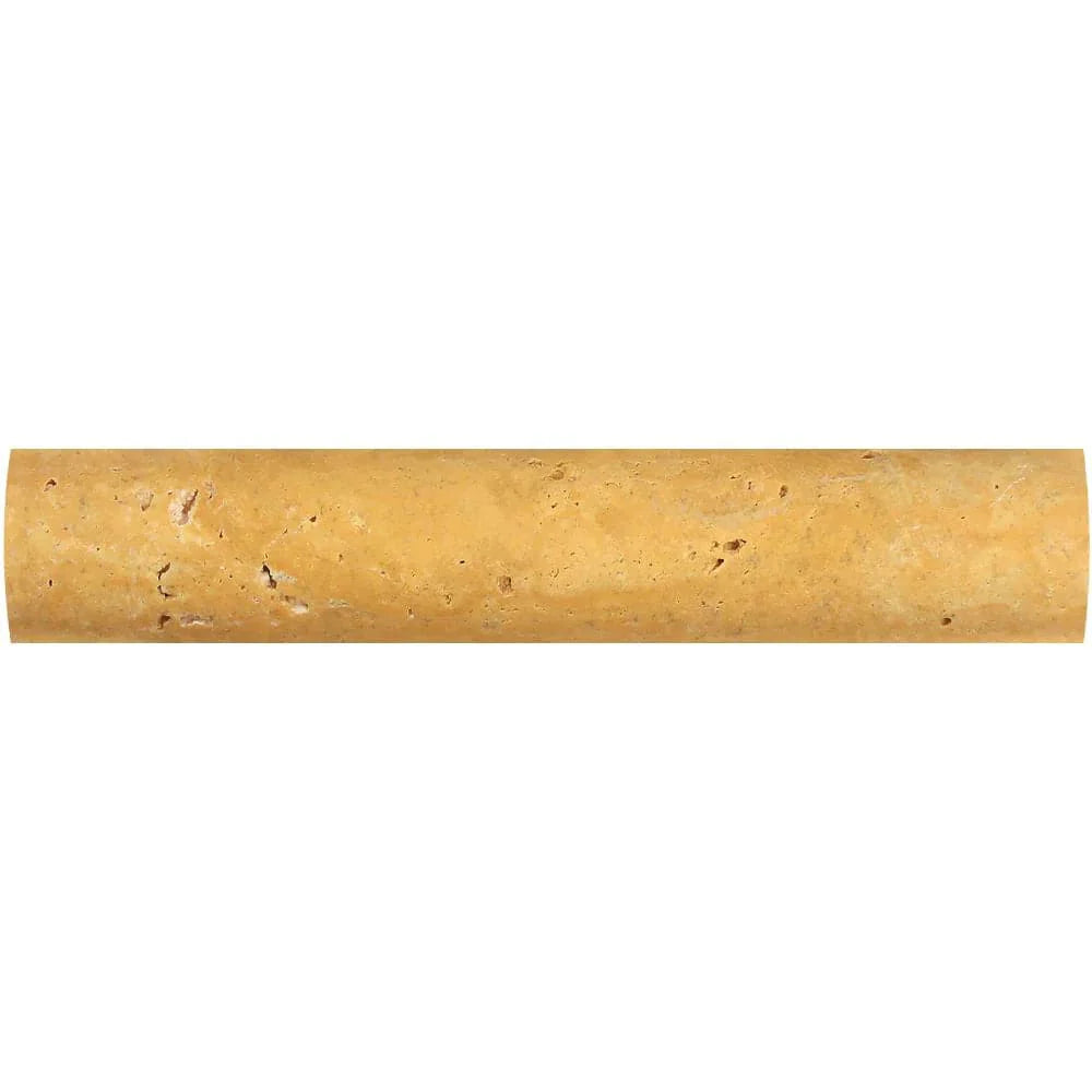 Gold Travertine 1x6 Honed Quarter Round Trim
