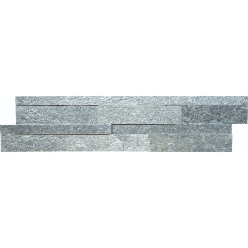 Niagra Quartzite 6x24 Split Face Stacked Stone Ledger Panel