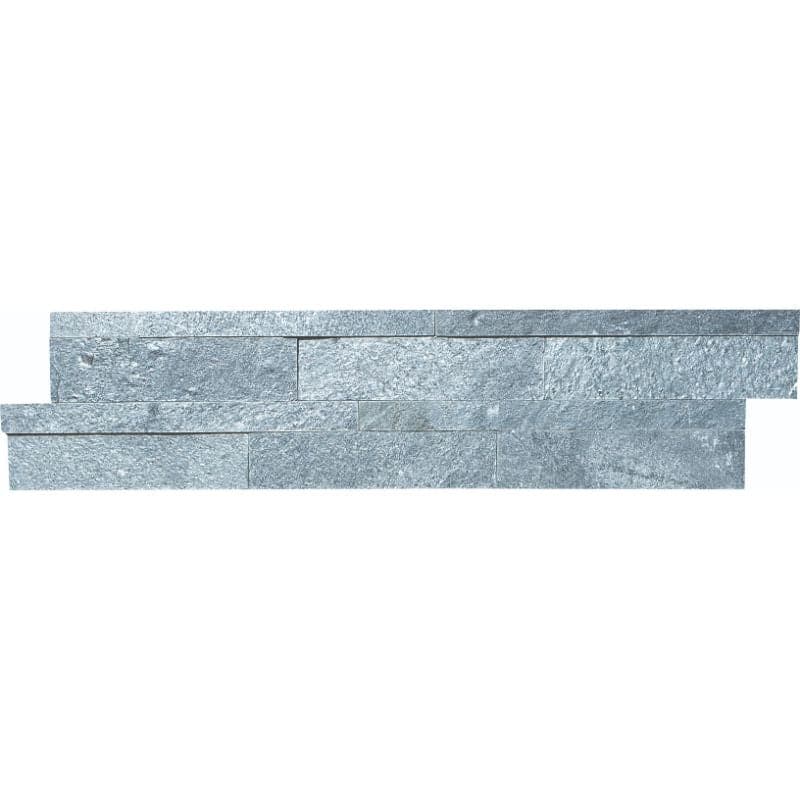 Amazon Quartzite 6x24 Split Face Stacked Stone Ledger Panel