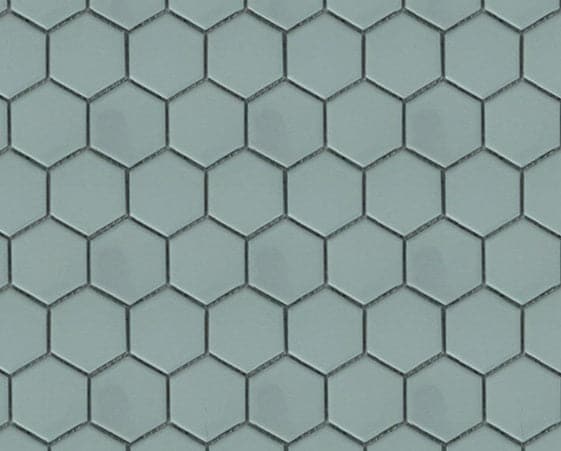 Jade 2x2 Hexagon Glazed Porcelain Mosaic Tile