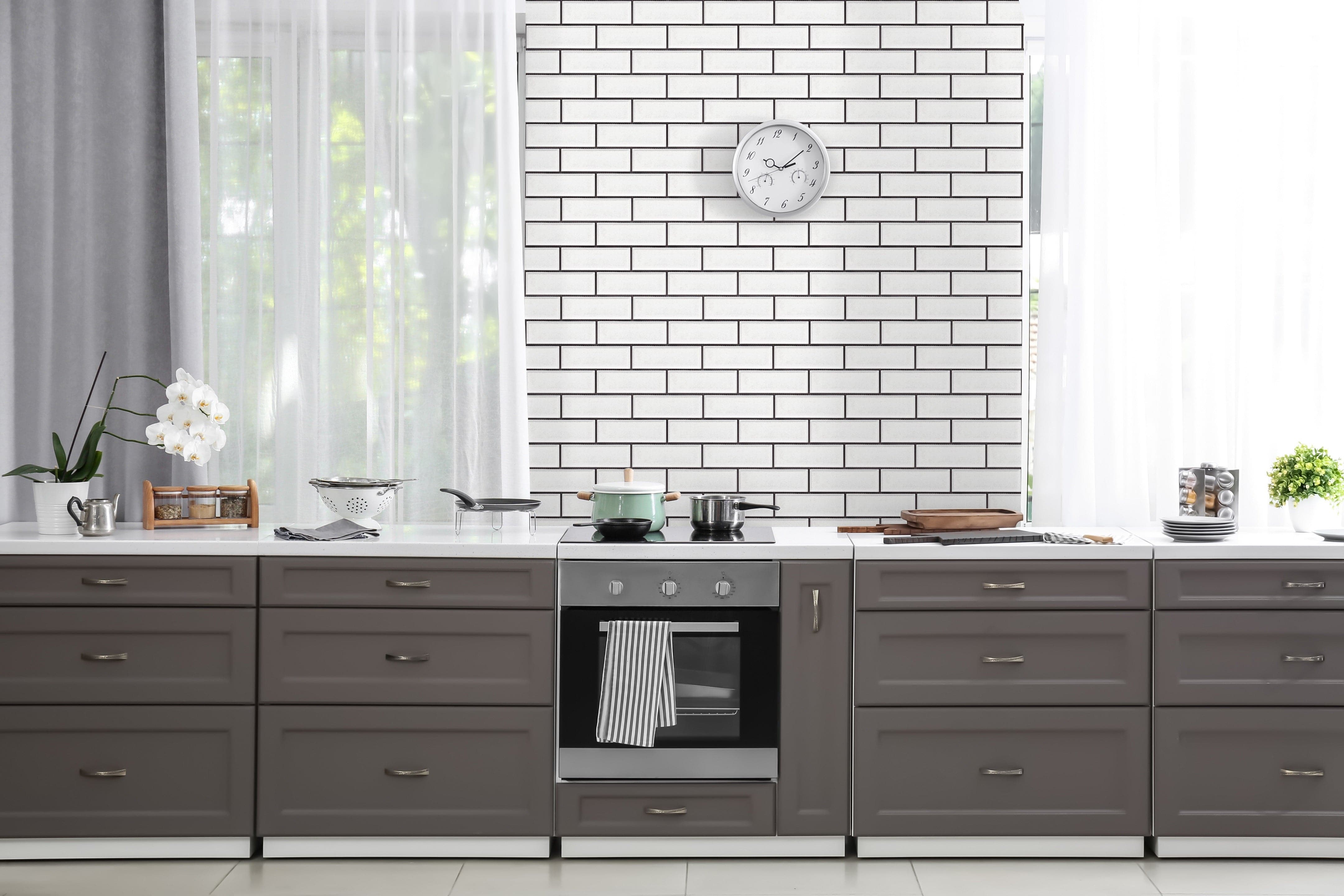 Snow White 2x6 Beveled Brick Porcelain Mosaic Tile