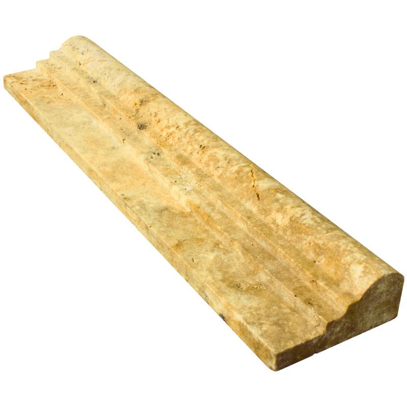 Gold Travertine 2.5x12 ( 2Step) Ogee Liner