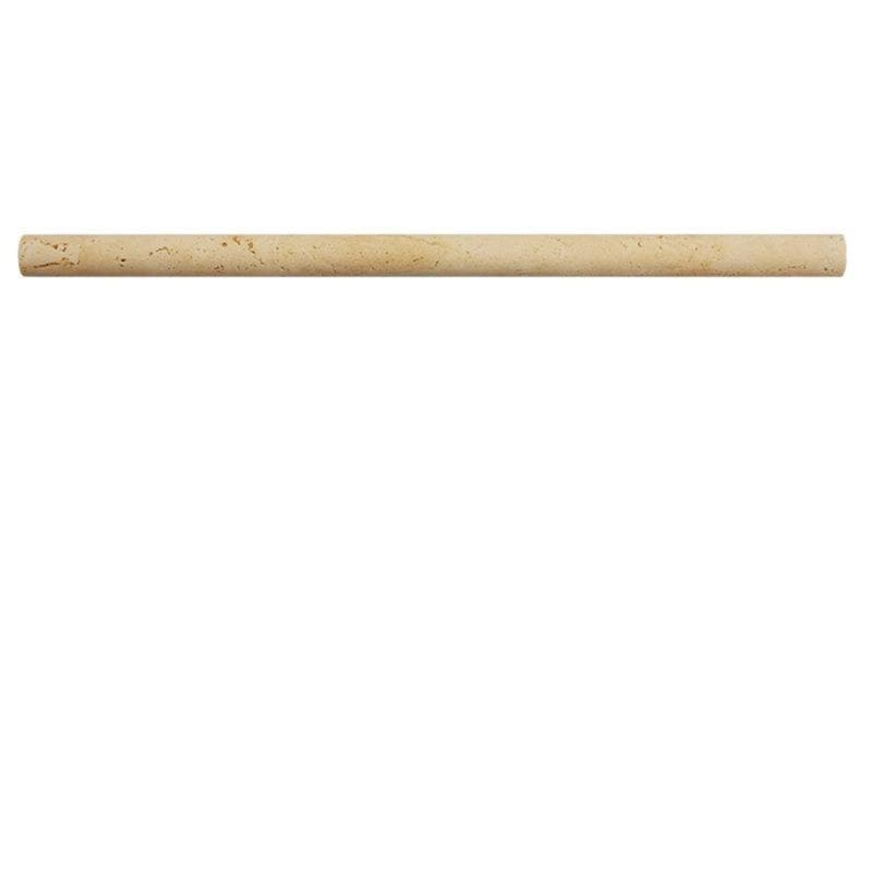 Ivory Travertine 3/4x12 Pencil Liner