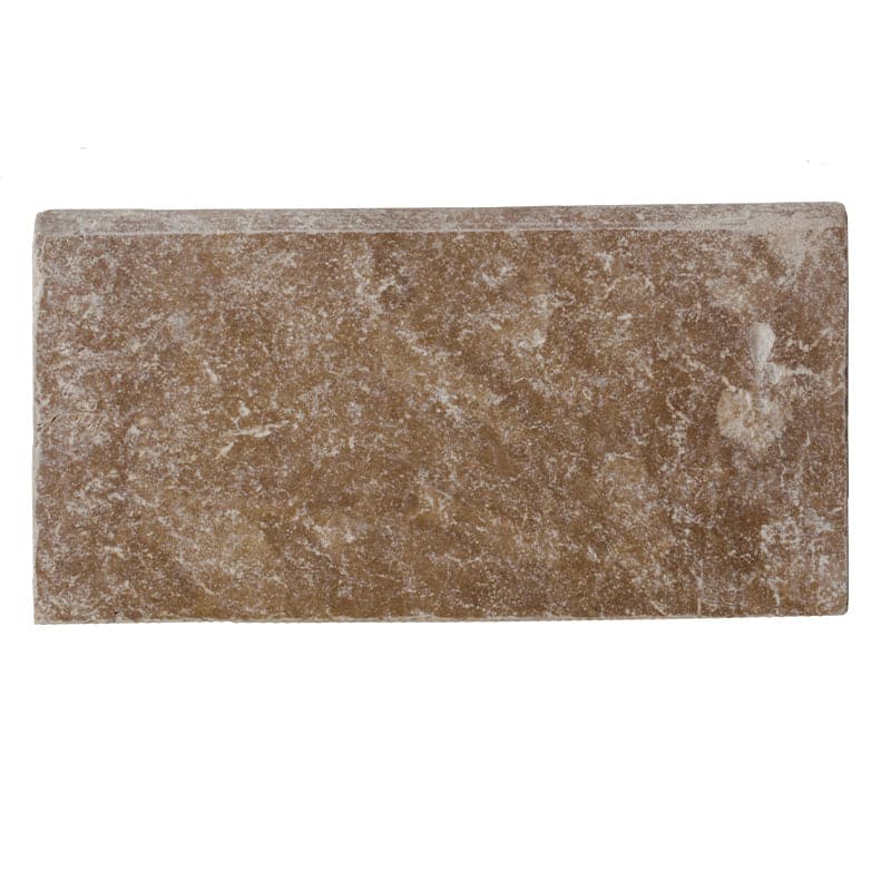 Walnut Travertine 12x24 5cm Tumbled Pool Coping