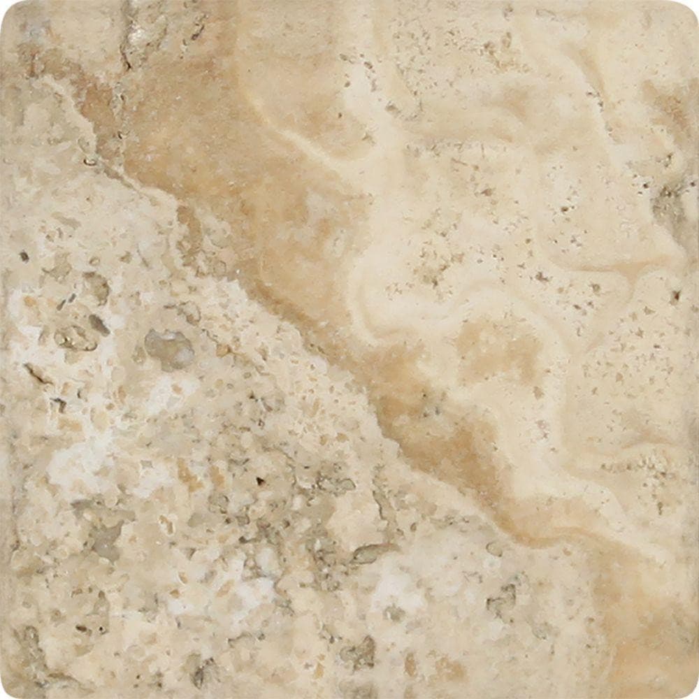 4 x 4 Tumbled Philadelphia Travertine Tile