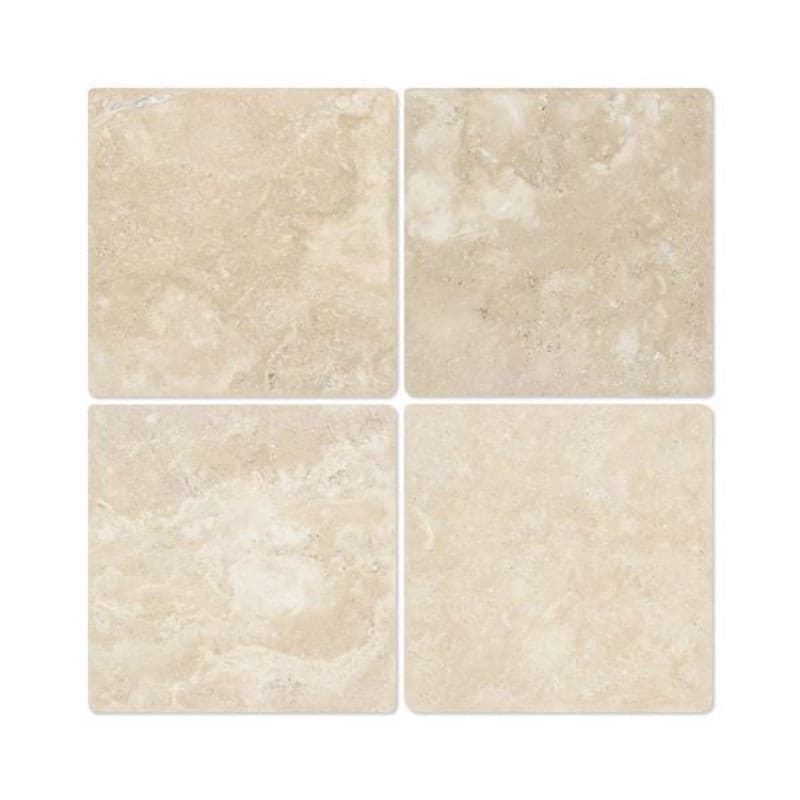 6 x 6 Tumbled Durango Travertine Tile