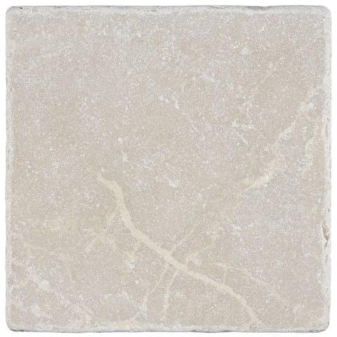 Botticino Marble 4x4 Tumbled Tile