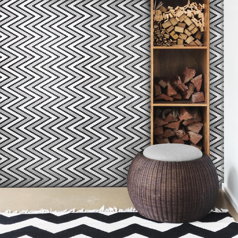 Classic Amiens Geometro Glass Mosaic Collection