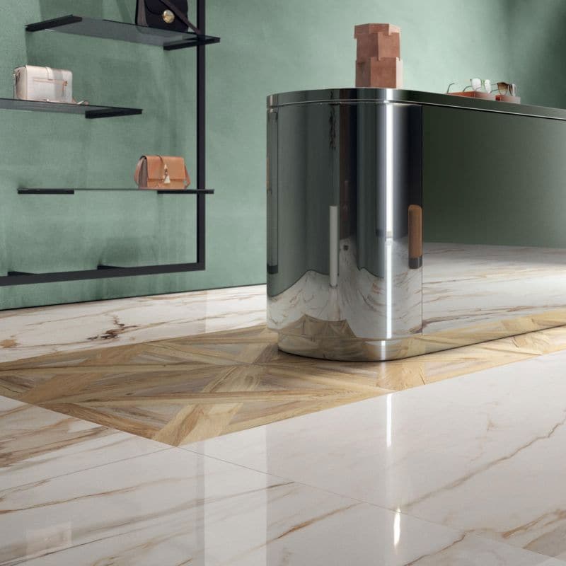 Antique White 24x48 Italian Rectified Porcelain Tile