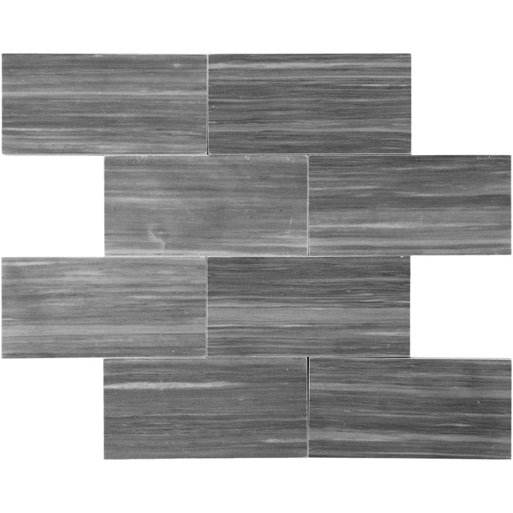 Bardiglio Scuro Marble 12x24 Honed Tile