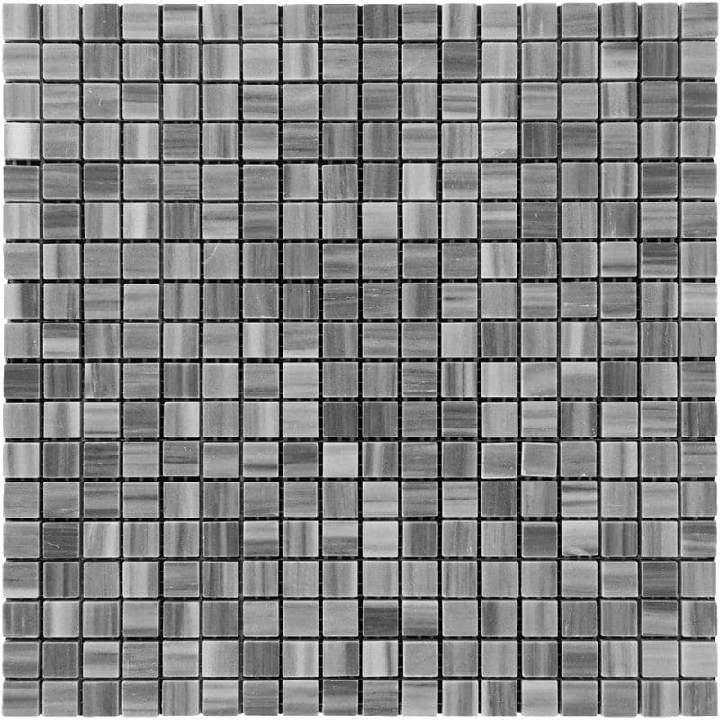 Bardiglio Scuro Marble 5/8x5/8 Polished Mosaic Tile