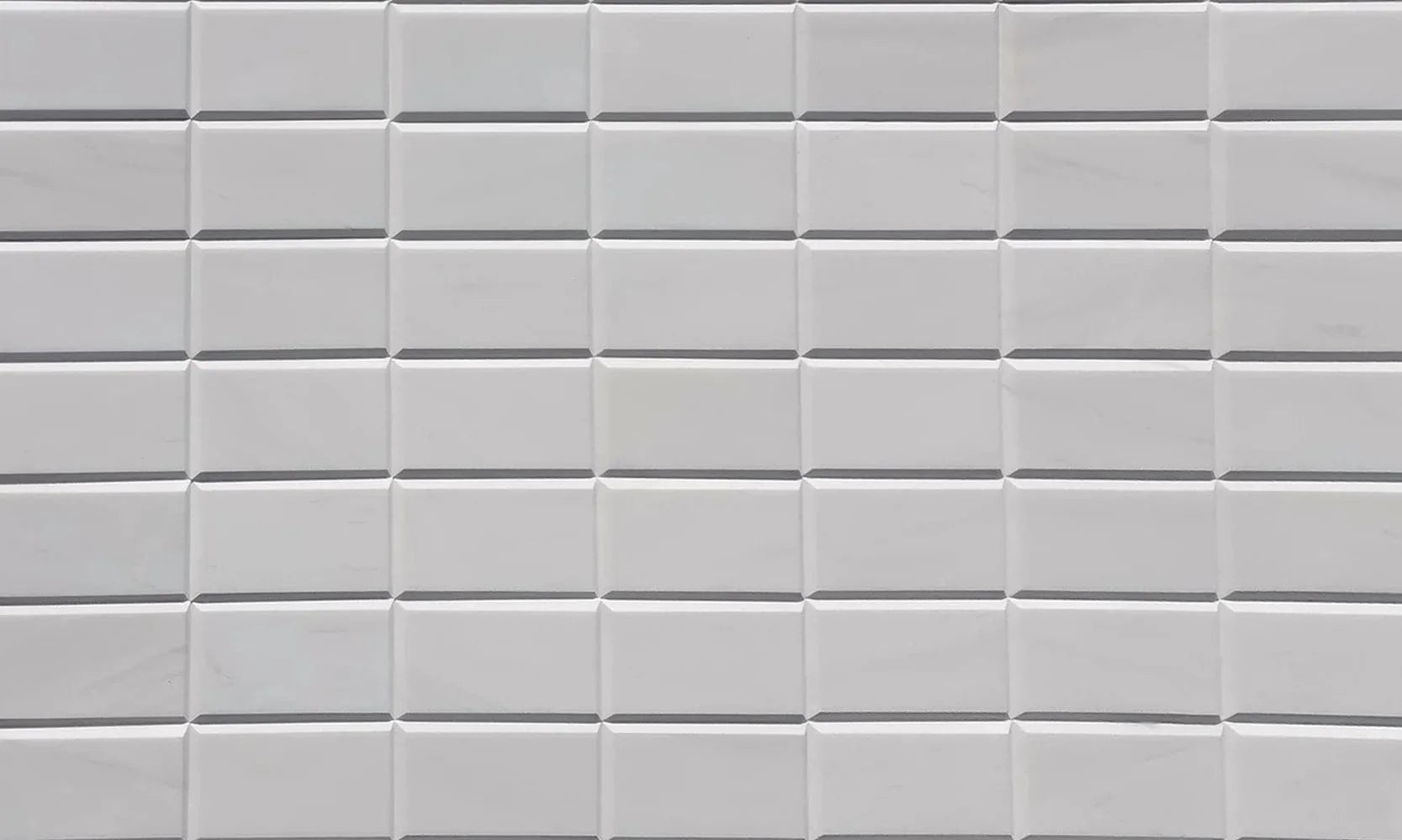 Bianco Dolomite Marble 3x6 Beveled Polished Tile