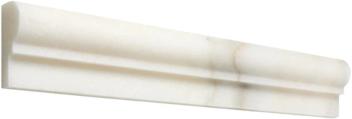 Calacatta Oliva Marble 2x12 OG-1 Step Honed Pencil Liner