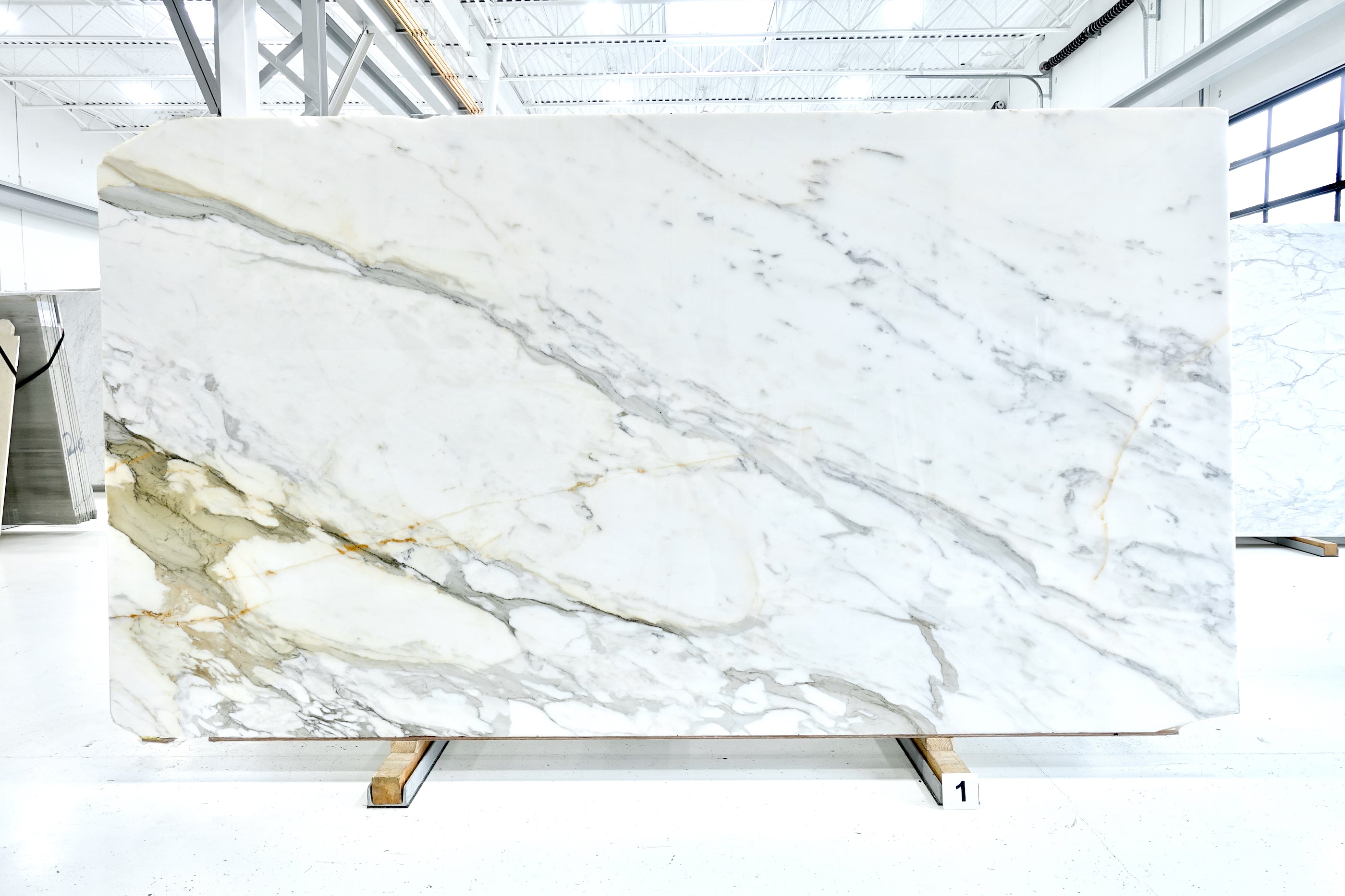 CALACATTA GOLD BORGHINI 2CM MARBLE - BLOCK #1140