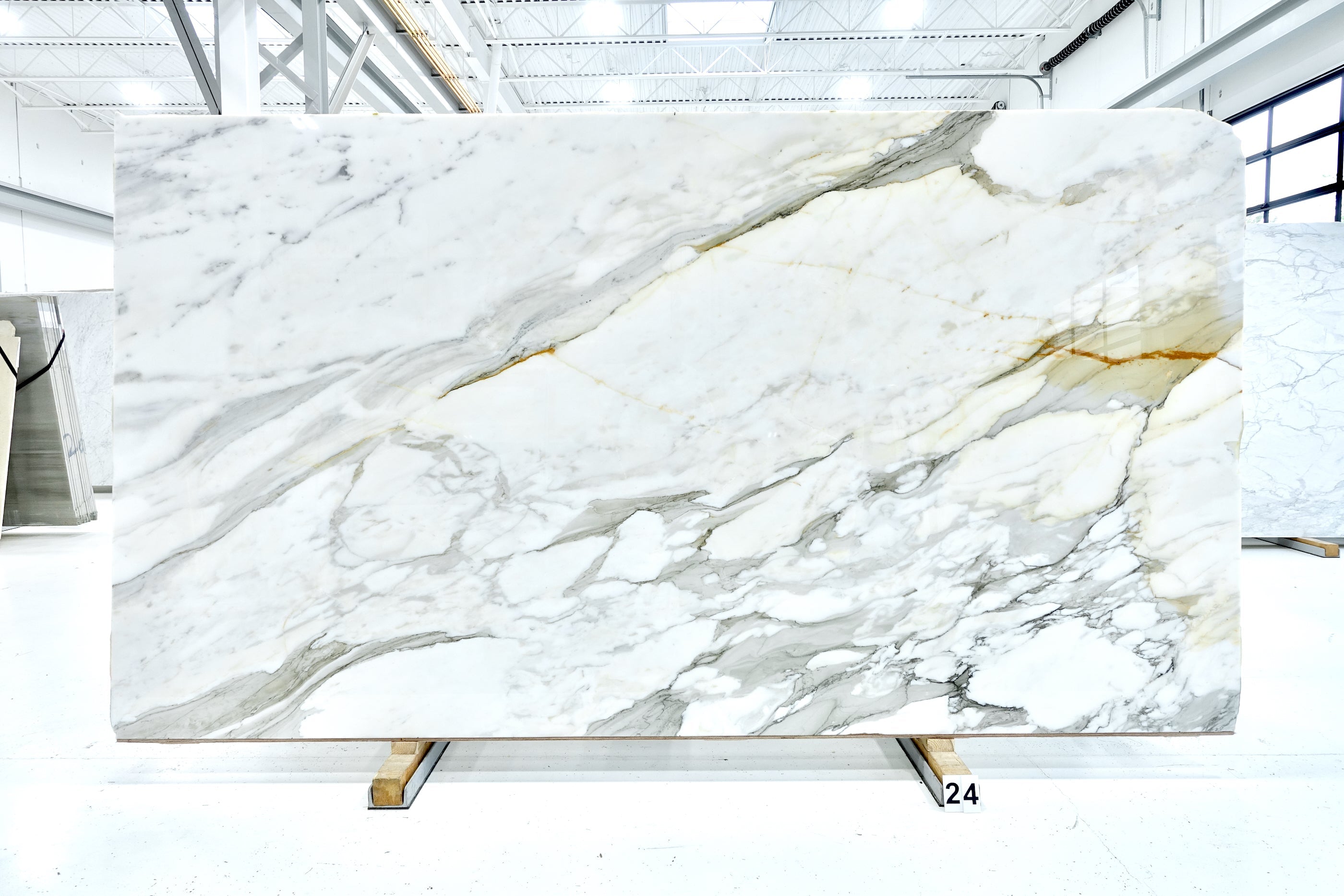 CALACATTA GOLD BORGHINI 2CM MARBLE - BLOCK #1141