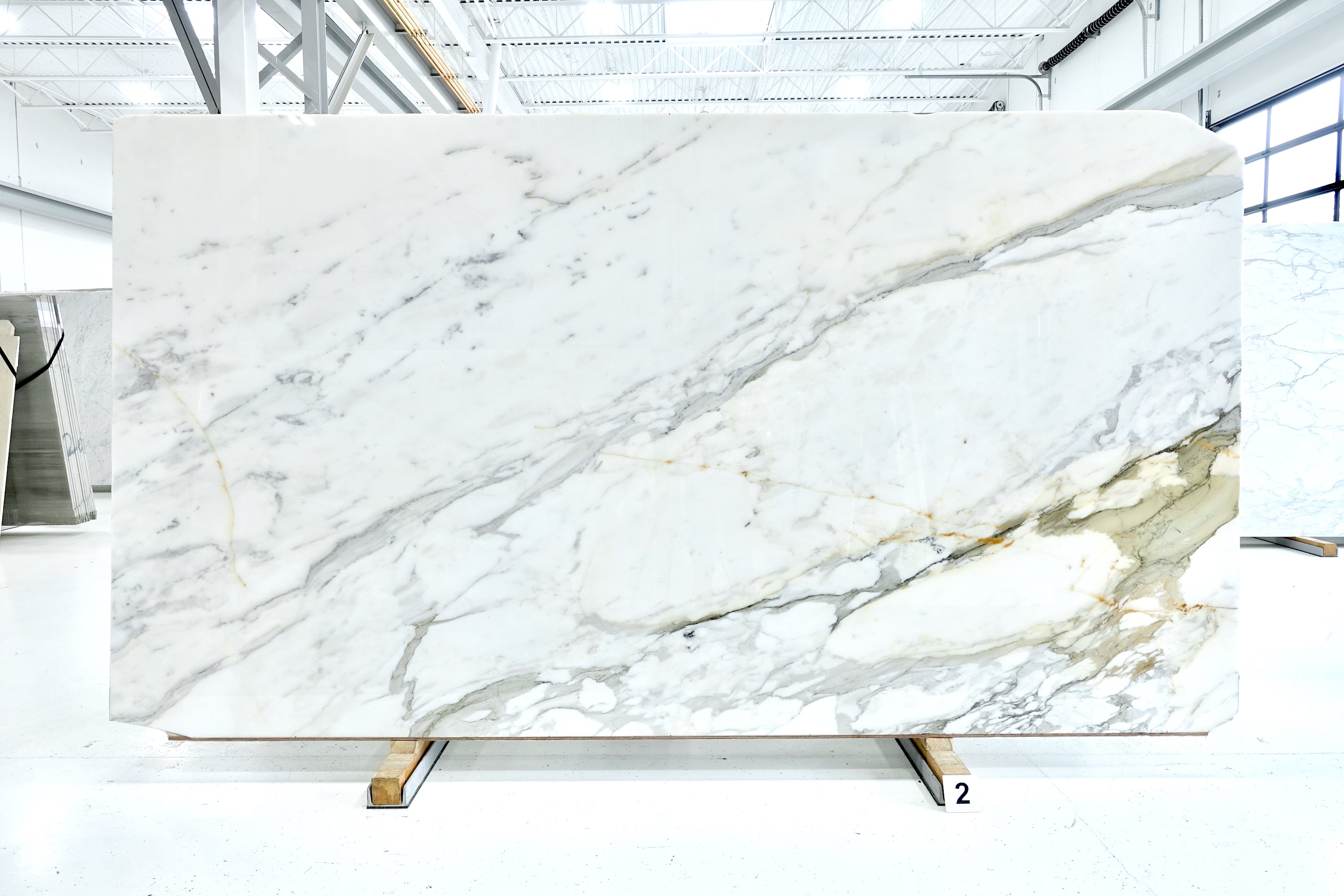 CALACATTA GOLD BORGHINI 2CM MARBLE - BLOCK #1140