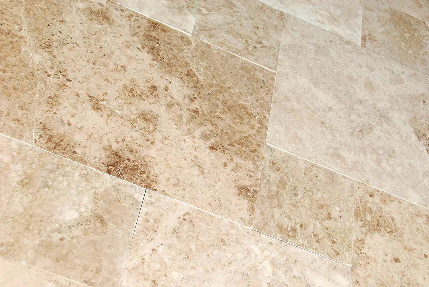 Cappucino Marble Polished Versailles Pattern Tile (CLOSEOUT) (CLEARANCE)