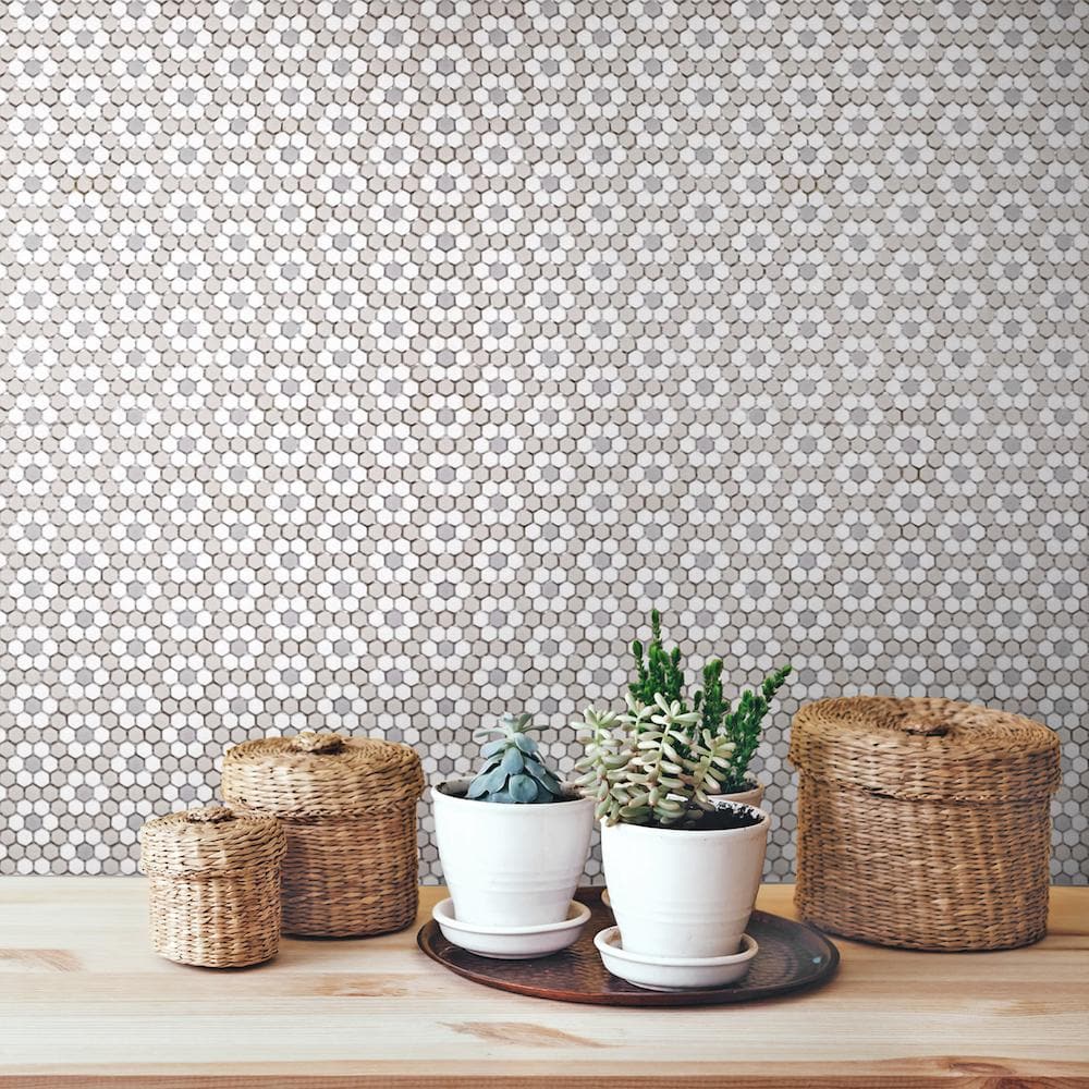 Country Dijon Geometro Glass Mosaic Collection