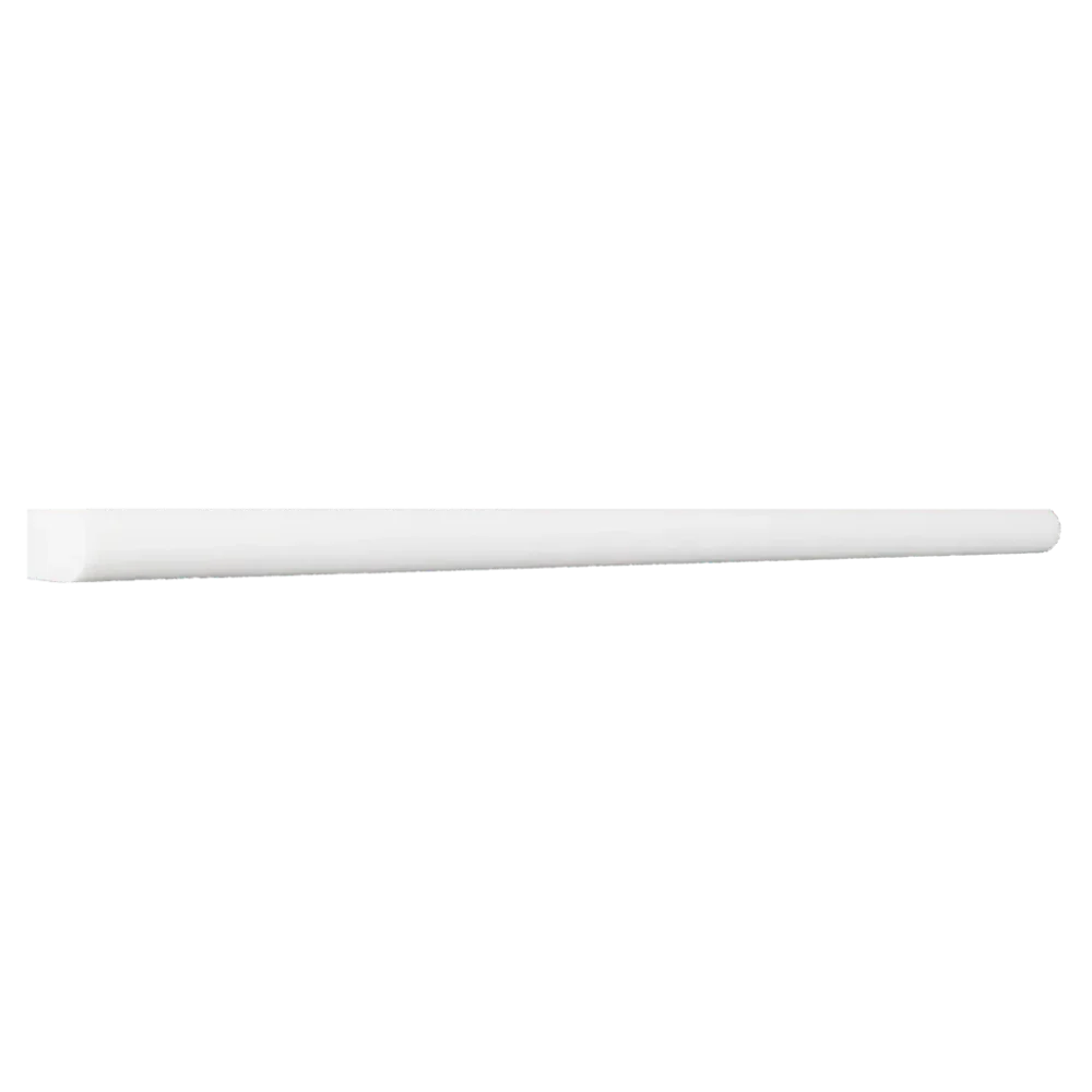 Bianco Dolomite Marble Polished 1/2×12 Pencil Liner