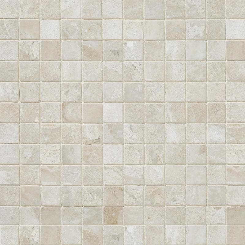 Royal Beige Marble 1x1 Polished Marble Mosaic Tile