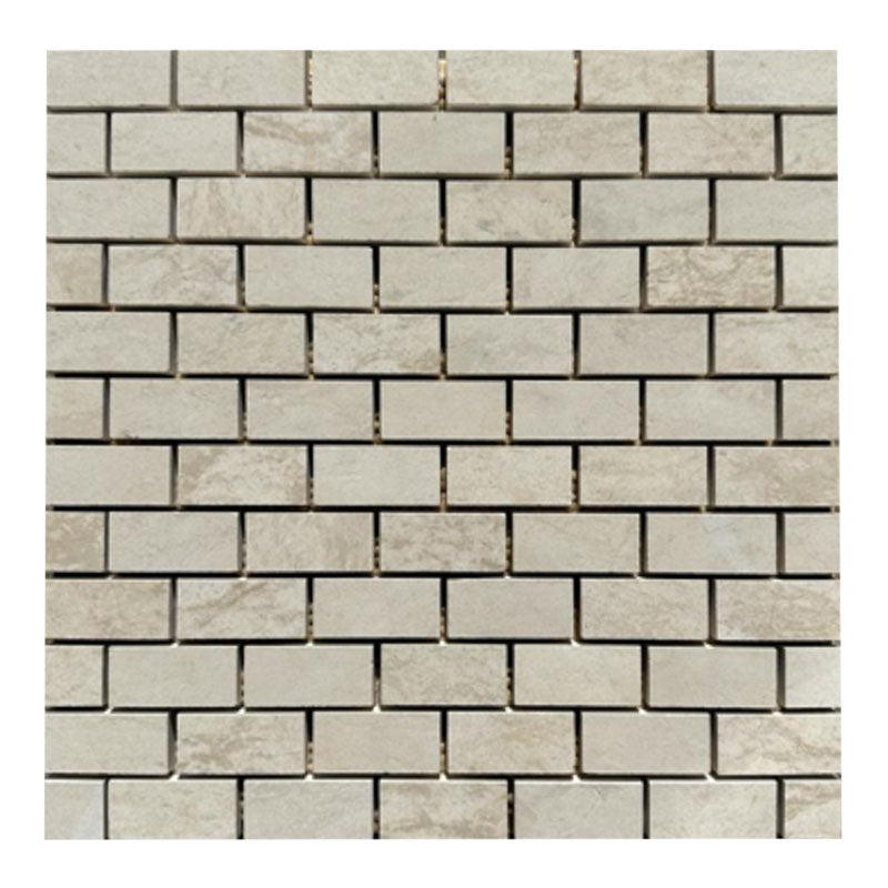 Crema Europa Limestone 1x2 Honed Mosaic Tile