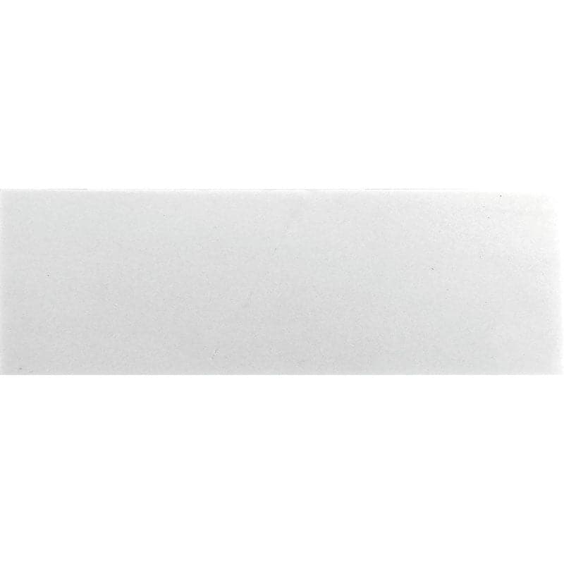 Thassos White Marble 4x12 Honed Tile