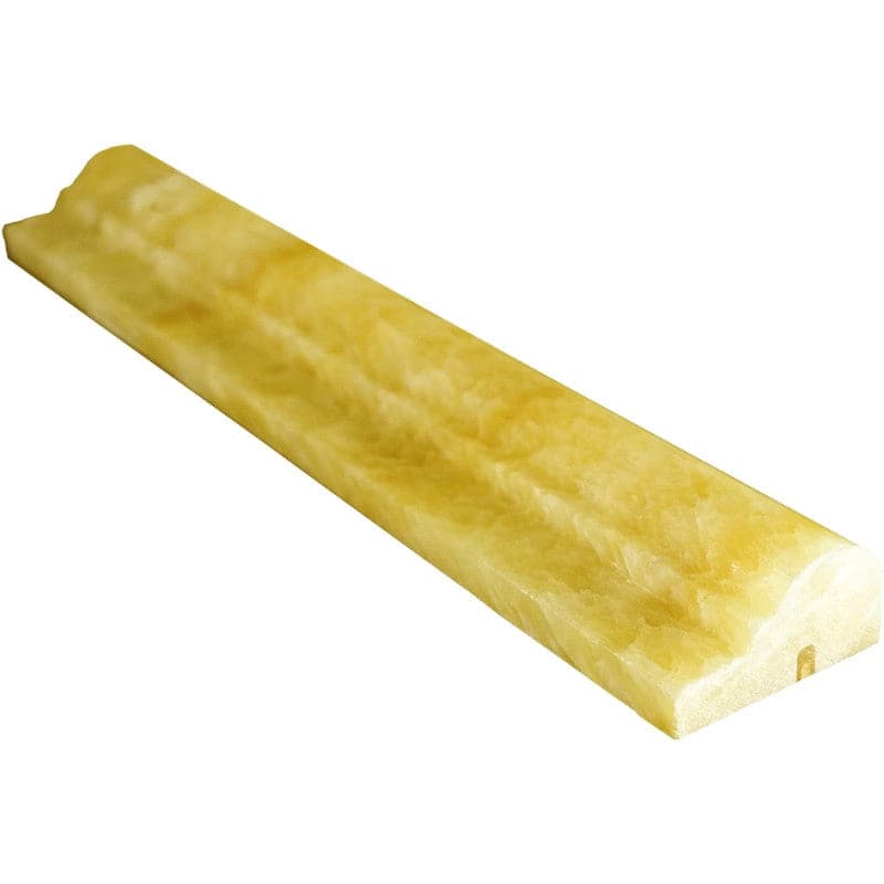 Honey Onyx 2x12 1 Step Chairrail Polished Molding