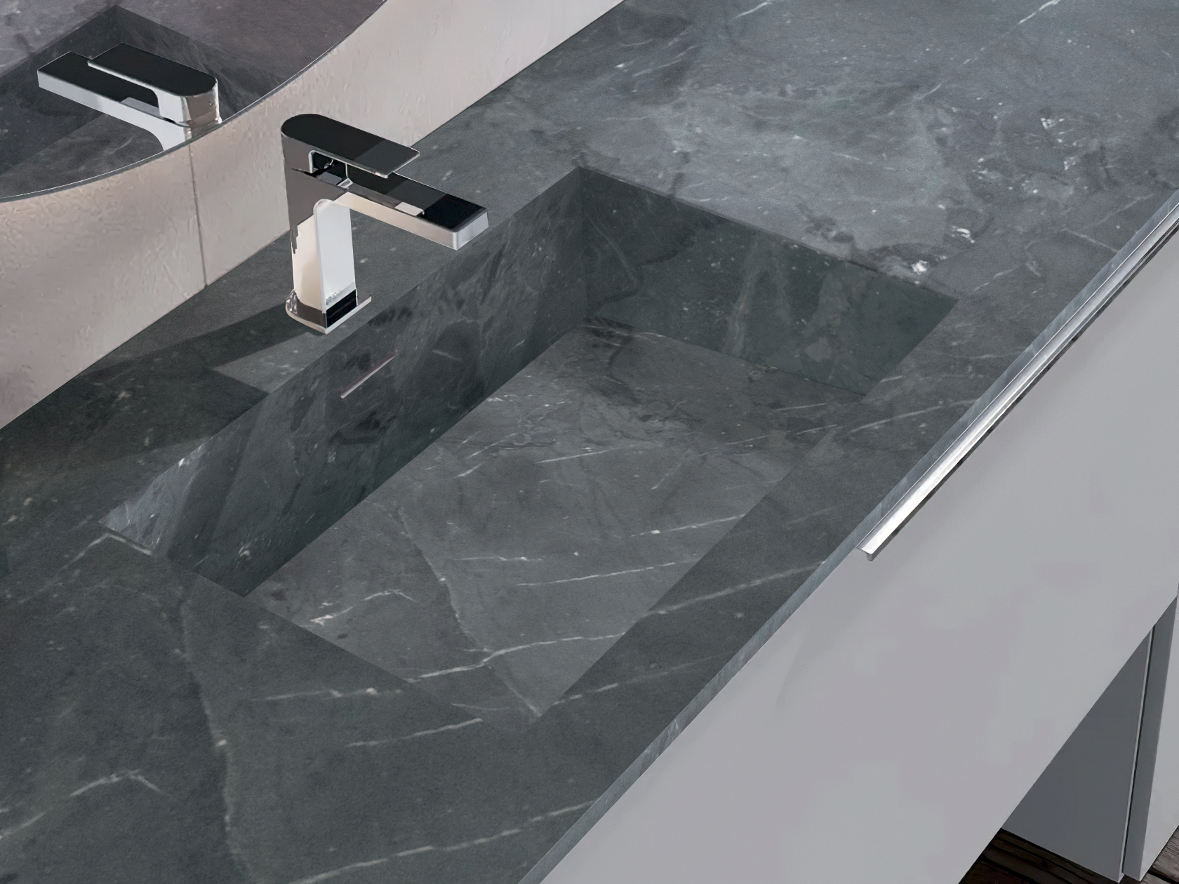 INFINITY BLACK 2CM QUARTZITE | BLOCK #2056