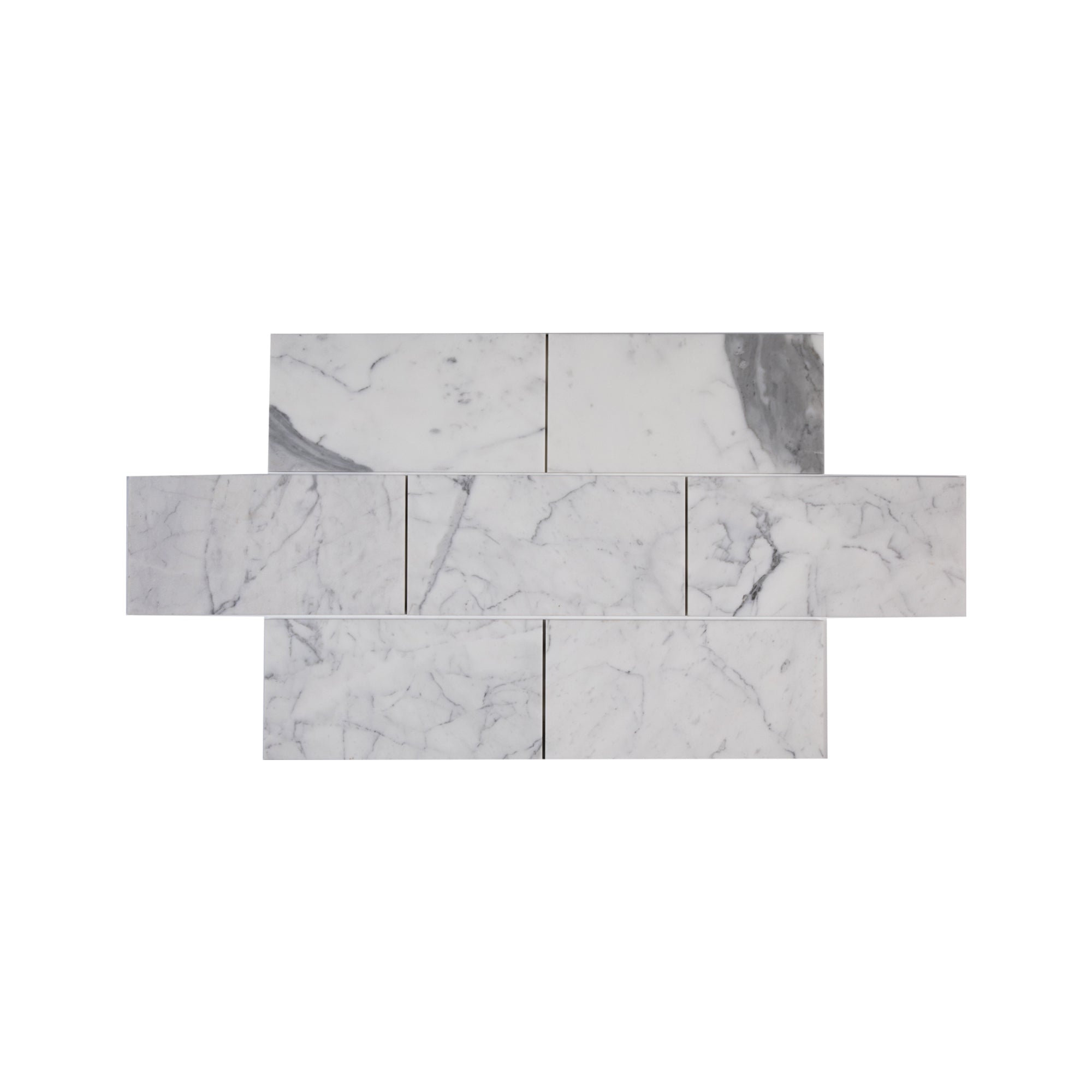 Statuario Marble 3X6 Polished Tile