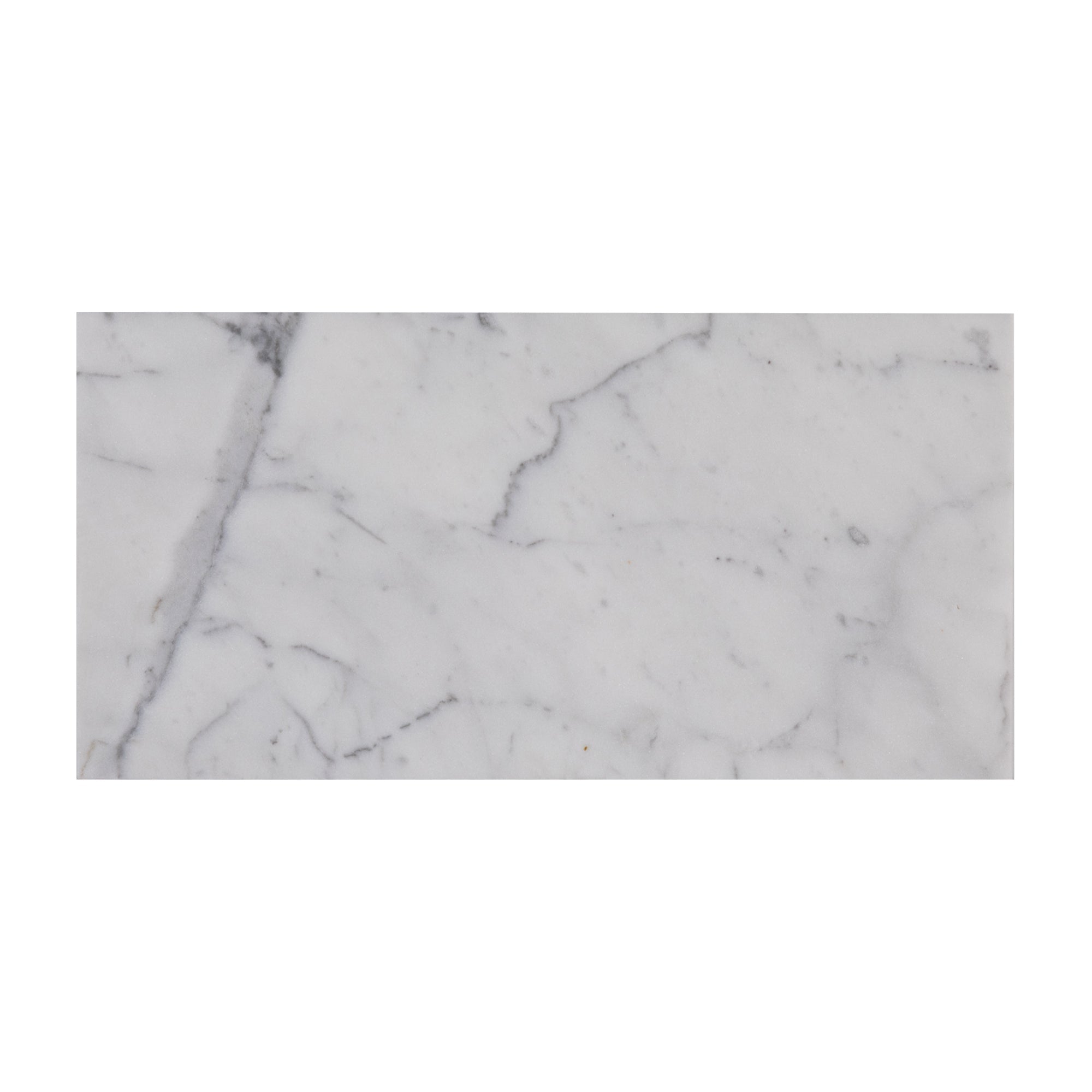 Statuario Marble 3X6 Polished Tile