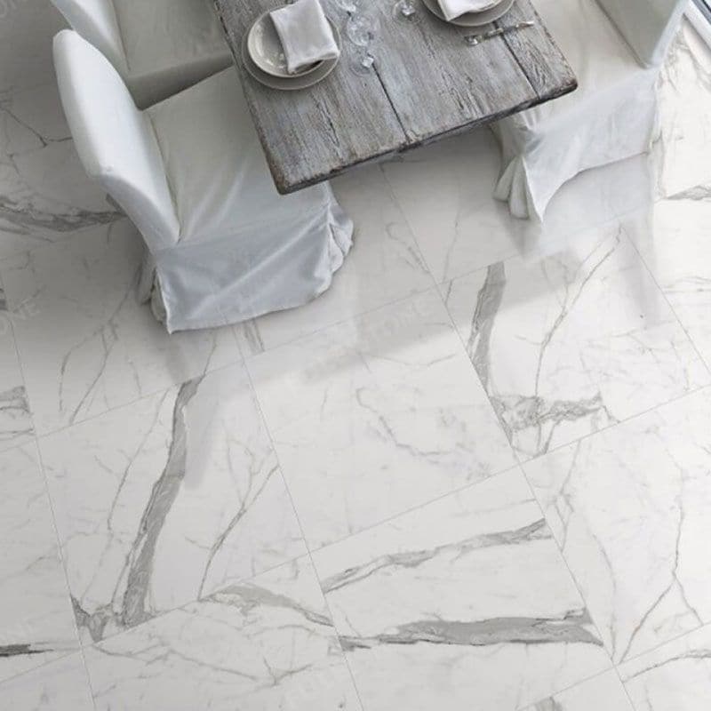 Statuario Marble 12x24 Polished Tile