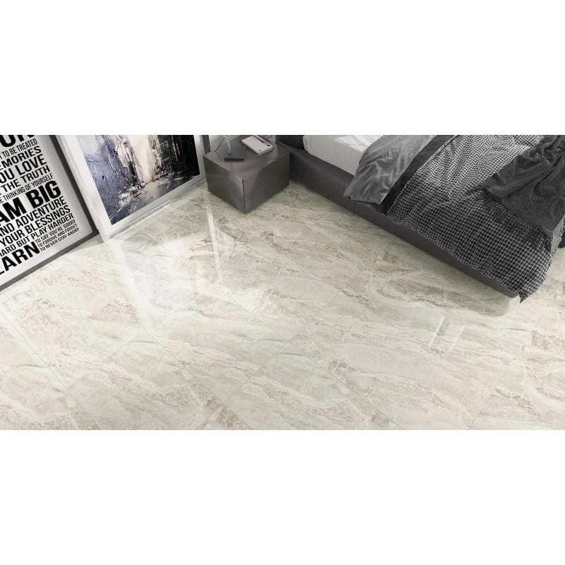 Keops Latte 24x48 Polished Rectified Porcelain Tile