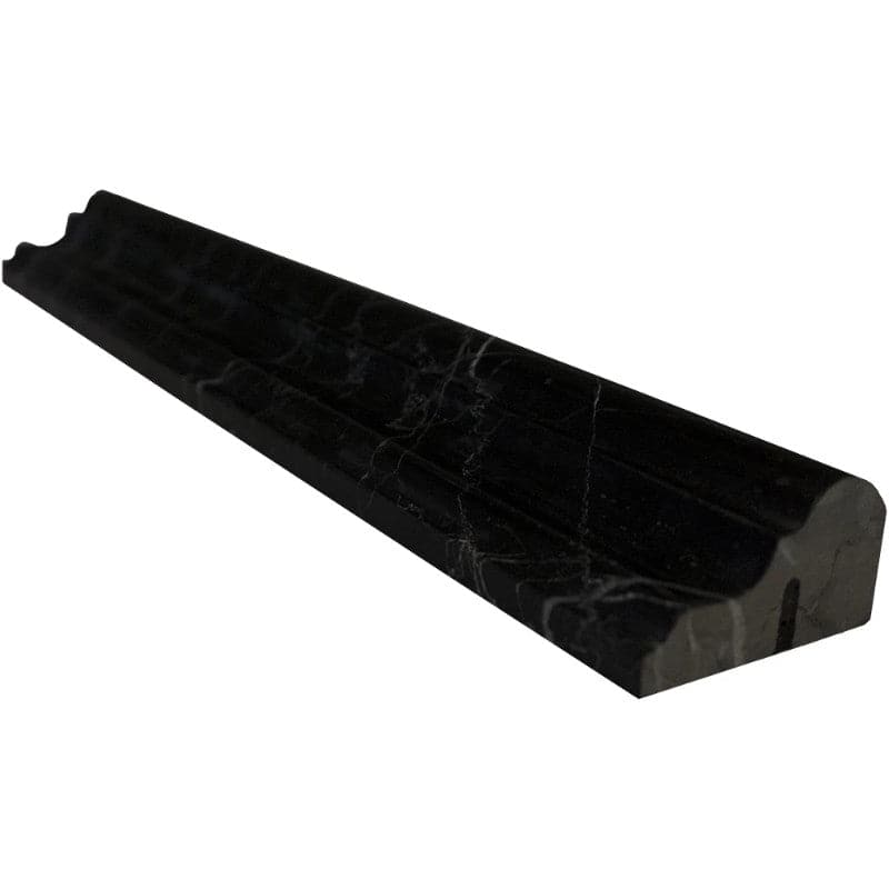 Nero Marquina Marble Polished Crown Molding