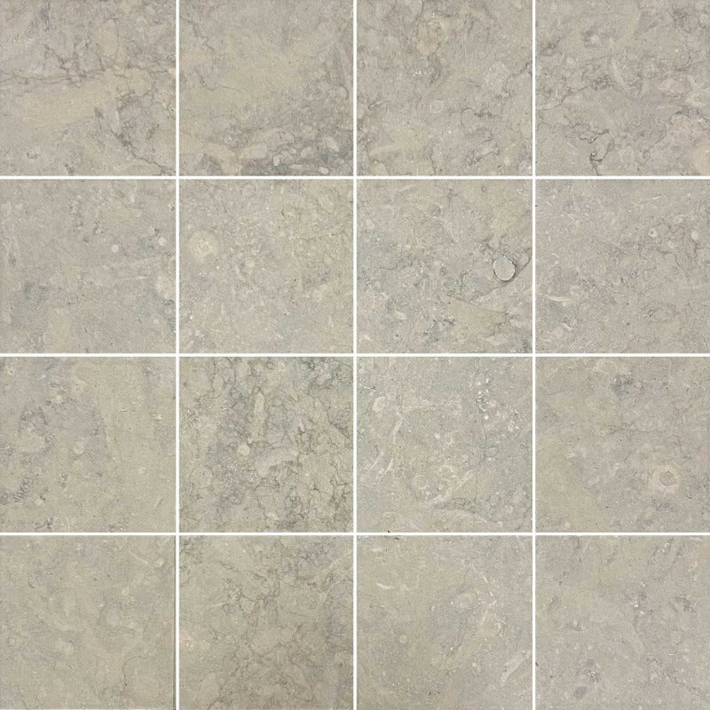 Nova Grey Limestone 18x18 Honed Tile