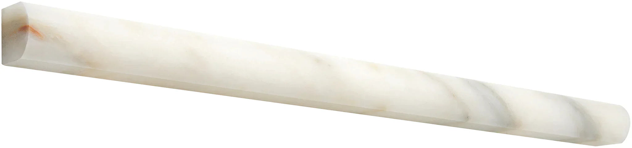 Calacatta Oliva Marble 3/4x12 Honed Pencil Liner