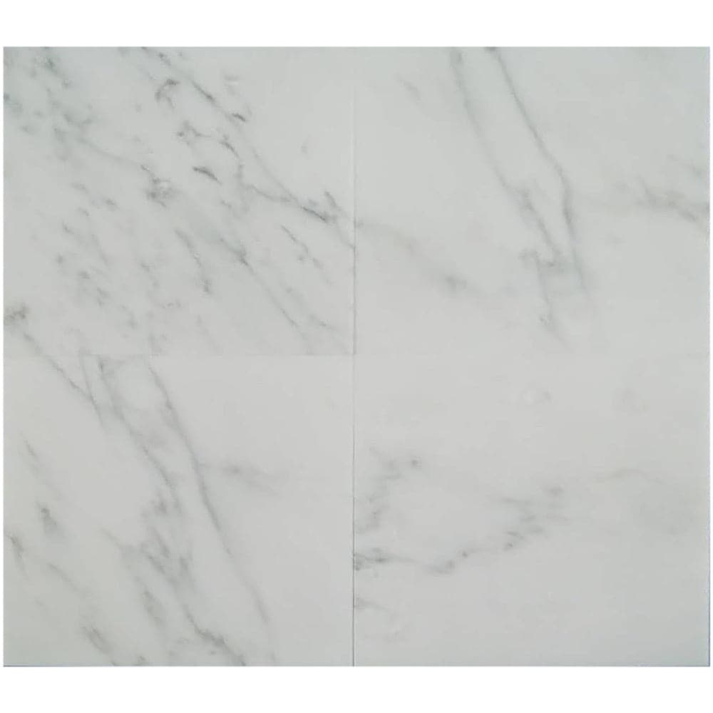 Asian Statuary (Oriental White) Marble 18x18 Polished Tile