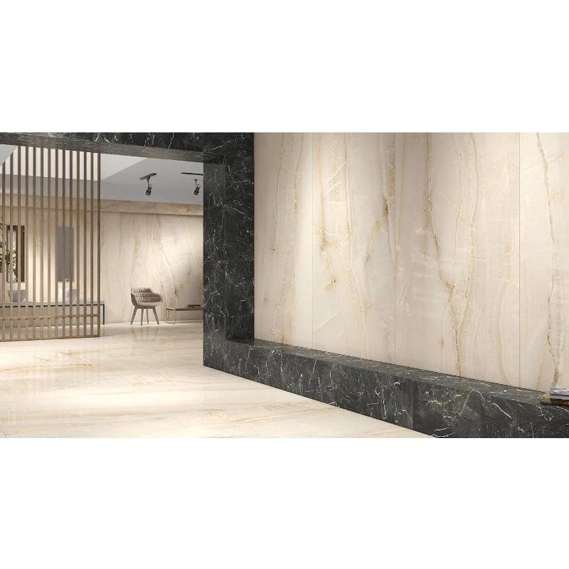 Opal Bone 24x48 Rectified Polished Porcelain Tile
