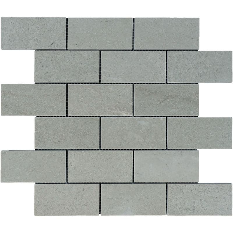 Spanish Grey Marble 2x4 Polished Mosaic Tile