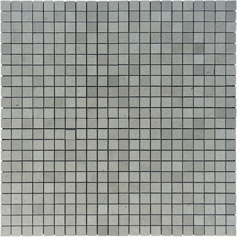 Spanish Grey Marble 1x1 Polished Mosaic Tile