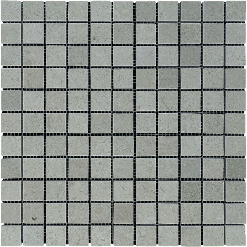 Spanish Grey Marble 1x1 Polished Mosaic Tile