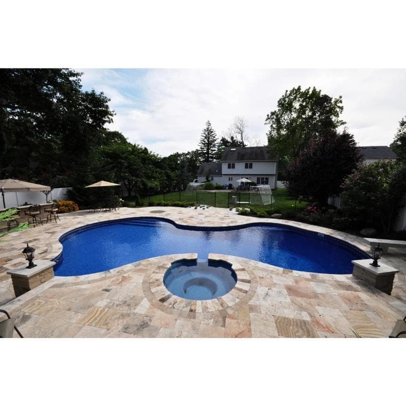 Scabos Travertine Tumbled 3cm Paver Versailles Pattern