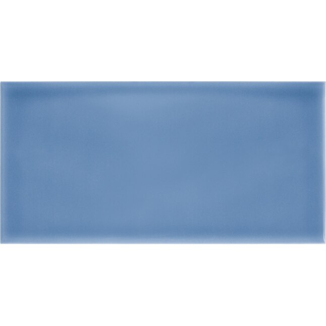 Sky Blue 4X12 Glossy Ceramic Wall Tile (CLEARANCE)