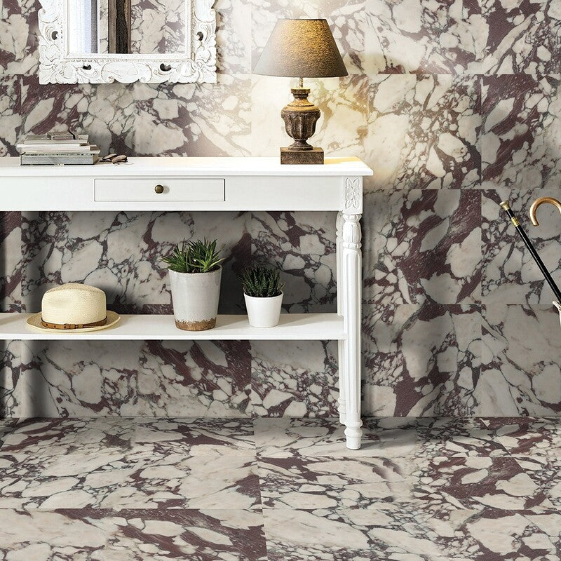 Calacatta Viola Marble 12x24 Honed Tile