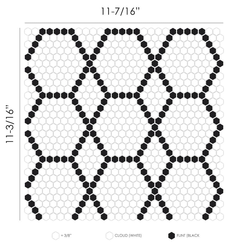 Classic Tulle Geometro Mosaic Collection