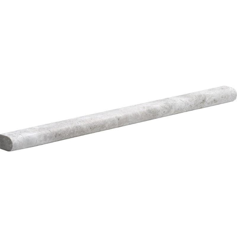 Tundra Gray Marble 3/4x12 Polished Pencil Liner