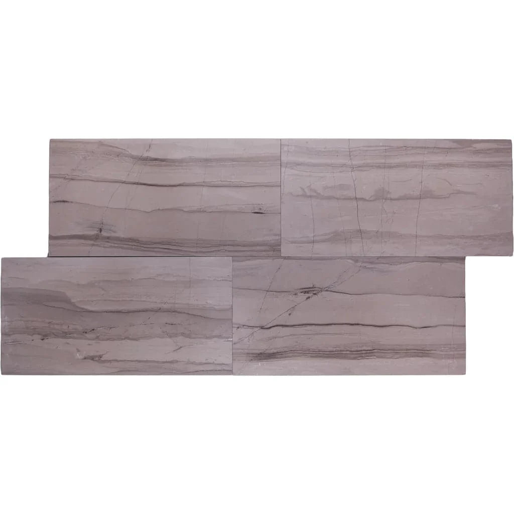 Haisa Dark (Athens Grey) Marble 12x24 Polished Tile