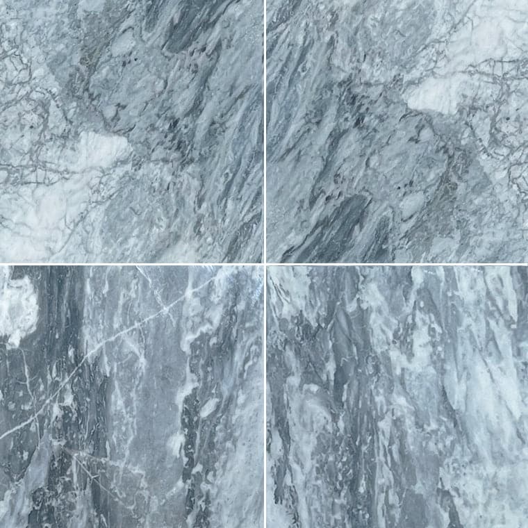 Bardiglio Scuro Marble 18x18 Polished Tile