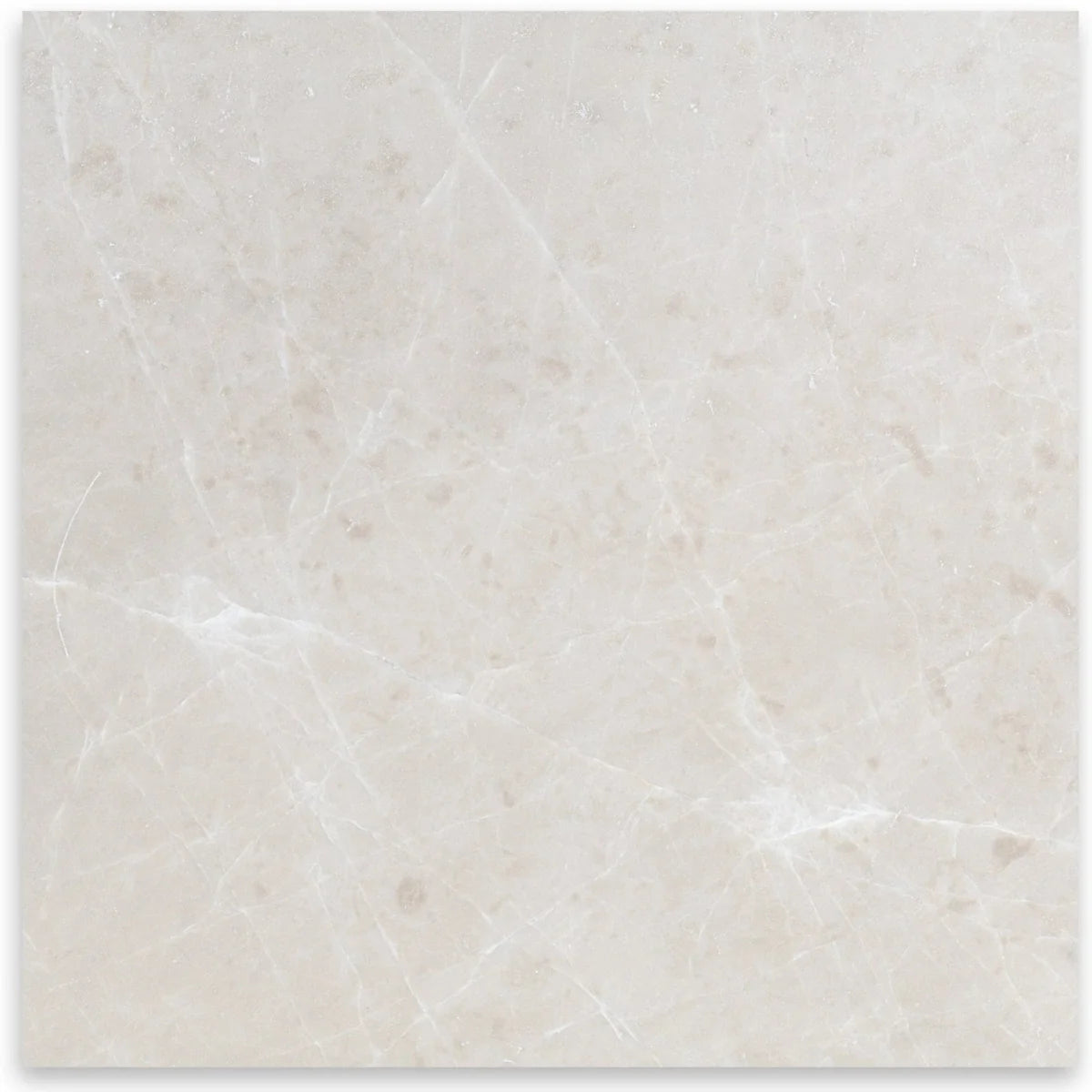 Botticino Beige Marble 24x24 Micro-Beveled Polished Tile